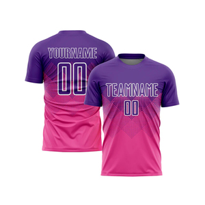 Breathable Premium Quick Dry Children's Short Sleeve Soccer Jersey with Custom Team Name and Digital Print - Product Image 5