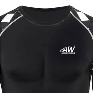 เสื้อแรชการ์ดแขนยาวระบายอากาศได้ดีสำหรับผู้ชาย เหมาะสำหรับเล่นเซิร์ฟ ว่ายน้ำ แห้งเร็ว ป้องกันรังสียูวีจากแสงแดด เสื้อกีฬา - Product Image 4