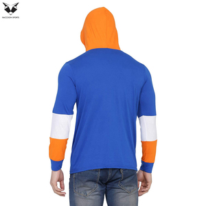 Sudadera con Capucha para Hombre, Diseño Color Block, Manga Raglán, Corte Regular, Estilo Casual para Otoño, Color Sólido, Sudadera con Capucha Personalizada - Product Image 5