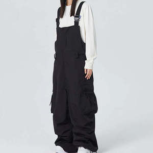 Custom Waterproof Breathable Cargo <b>Ski</b> Bib Pants Men Women Insulated Snowboarding Overalls Winter Outdoor Snow Wear Trousers - Product Image 5