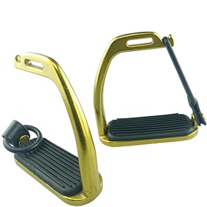 High Strength Aluminum Alloy Horse Stirrups Shock Absorbing Anti Slip <b>Footrest</b> Professional Equestrian Riding Gear - Product Image 5