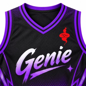 Ensemble de tenue de sport athlétique respirant et léger pour l'entraînement, le jeu et la pratique du basketball, comprenant un maillot et un short d'équipe - Product Image 5