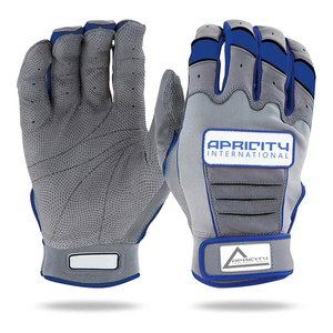 Gants de frappeur de baseball unisexes en cuir véritable de haute qualité, à doigts entiers, confortables, respirants et légers pour adultes - Product Image 1