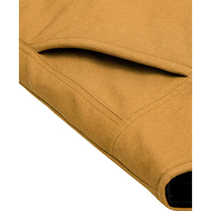 Gilet en toile uni pour homme, col montant, fermeture éclair, poches avant, vêtement d'extérieur décontracté, coupe-vent, rembourrage en polyester, idéal pour l'automne - Product Image 5
