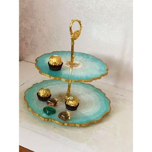 ฐานวางเค้กเรซิ่นสำหรับตกแต่งเค้กสำหรับโต๊ะขนมหวาน - Product Image 4