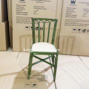 Chaises pour enfants en rotin naturel faites à la main pour la location de mariages, les fêtes d'anniversaire, les événements, les baby showers et les décorations commerciales - Product Image 3