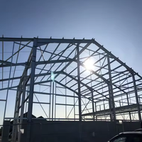 QCF070 Bâtiment à structure métallique pour ferme, jardin, garage, entrepôt, atelier, hangar, abri de stationnement préfabriqué