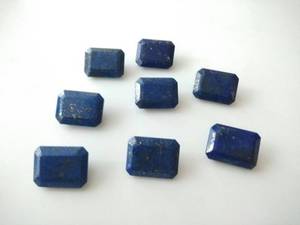 Fournisseur de pierres précieuses naturelles de haute qualité, Lapis Lazuli facetté octogonal, taille calibrée, pour la fabrication de bijoux, pierres à dos plat - Product Image 4