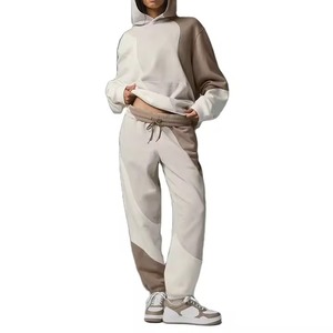 2026 Premium Quality Solid 2 Piece Jogging Set Sportswear <b>Women's</b> <b>Tracksuit</b> Breathable Casual - Product Image 2