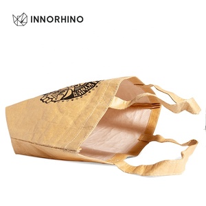 Sacs fourre-tout personnalisés écologiques en Tyvek et PP tissé, lavables, avec logo personnalisé, sacs promotionnels pour femmes, décorés de perles - Product Image 5