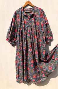 Vestido Midi de Algodón Personalizado de Alta Calidad para Mujer, Largo, con Elegante Decoración de Encaje, Ropa de Dormir para Mujer, Venta al por Mayor de Verano - Product Image 4