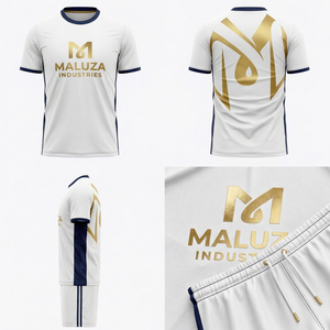 ชุดยูนิฟอร์มฟุตบอลพิมพ์ลายแบบรีดร้อนขายส่ง เสื้อฟุตบอลพิมพ์ลายตามสั่ง ชุดทีมประสิทธิภาพสูง ไซส์ใหญ่พิเศษ 100% - Product Image 6