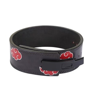 Custom Logo Unisex Fitness Gym <b>Belt</b> Back Support Breathable Cowhide Leather 10MM Thickness Buckle Closure for - Product Image 3