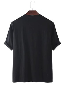 เสื้อยืดผู้ชายที่ดีที่สุด เสื้อยืดลำลองแขนสั้นพิมพ์ลาย คอกลม เสื้อยืดคุณภาพสูงสำหรับผู้ชาย - Product Image 4