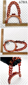 Resin Chain Necklace Handmade Statement Jewelry Fashion Accessories for Women Tradebyd - Product Image 4