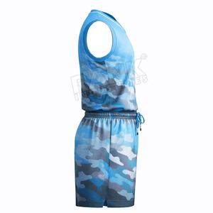 Vente directe d'usine, vente en gros, meilleur design, logo personnalisé, qualité supérieure, uniforme de basket-ball pour jeunes avec nom imprimé - Product Image 3