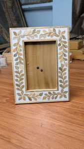 Cadres photo horizontaux carrés en os incrusté faits à la main TAQI CRAFT INTERNATIONAL, style moderne et vintage, qualité export, en résine et bois – Vente chaude - Product Image 5