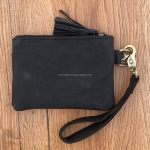 กระเป๋าสตางค์หนังวัวแบบยาวสำหรับผู้หญิงกระเป๋าหนังแท้สลักลายด้วยเลเซอร์ - Product Image 5