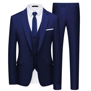 Costume homme 2 pièces de haute qualité, costume d'affaires moderne, veste et pantalon assortis, tenue de mariage formelle, fournisseur en gros - Product Image 1