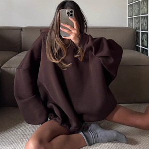 Sudaderas y Hoodies Personalizadas con Logotipo para Mujer, Otoño e Invierno, de Felpa, Lisas, de Algodón Grueso, Extra Grandes y Pesadas - Product Image 2