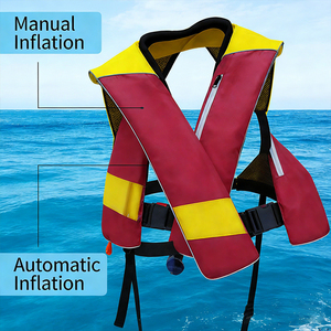 Gilet de sauvetage gonflable portable, <span class=keywords><strong>veste</strong></span> de sécurité légère pour la pêche, le kayak et la navigation de plaisance - Product Image 1