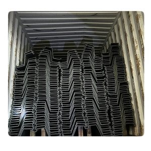 High Quality Z Type <b>Vinyl</b> Sheet Piling Z Pvc Sheet Pile - Product Image 5