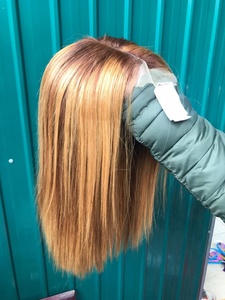 Facile à nettoyer avec des perruques Lace Front pour les femmes noires, vente en gros droite naturelle vietnamienne avec couleur mélangée - Product Image 5