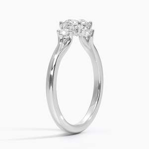 BOJ <b>Ring</b> 078 Round Cut 925 <b>Silver</b> Halo Prong Stone <b>Solitaire</b> Diamond <b>Ring</b> 2ct D Color VVS1 Moissanite GRA Certified Low Price - Product Image 2