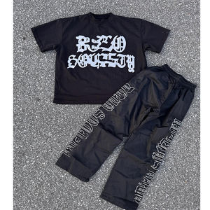 Conjunto de verano holgado para hombre, camisa de manga corta y pantalones cortos, conjunto informal para vacaciones en la playa - Product Image 6