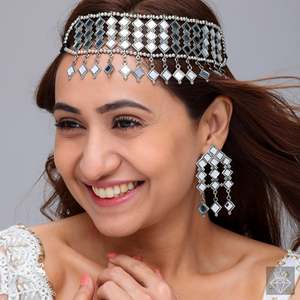 สร้อยคอโชกเกอร์กระจก prao ส่องแสงเครื่องประดับแฟชั่น - Product Image 3