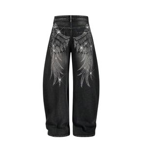 Custom Wholesale High Waist Black Flare Denim <b>Pants</b> With Belt Distressed Washed <b>Skinny</b> Fit Full Length Casual Women's <b>Pants</b> - Product Image 4