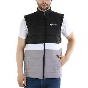 Gilet en toile pour homme, léger, respirant, décontracté, vêtement d'extérieur d'hiver avec rembourrage pour une mobilité et un confort actifs - Product Image 1