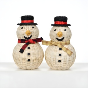 Cesta navideña de Papá Noel, cestas de ratán hechas a mano, organizadores de almacenamiento, precio de fabricante - Product Image 4