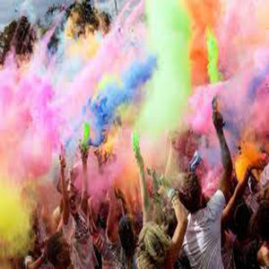 Décorations de fête sportives et amusantes, Poudre Gulal Holi, Spray coloré pour fête, Fumigène écologique, Révélation du sexe, Halloween - Product Image 4