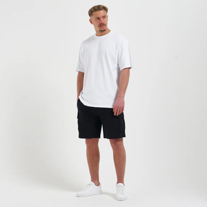 Shorts de sport décontractés pour hommes avec logo personnalisé, fermeture à cordon, séchage rapide, respirants, en maille d'été, 100% coton, pour le jogging, la natation et la plage - Product Image 1