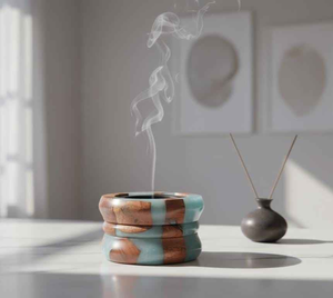 Brûleur de Bakhoor Islamique Artisanal en Bois et Résine de Qualité Supérieure, Idéal pour le Parfum de la Maison et de la Mosquée pendant le Ramadan PAR MULTI CRAFT - Product Image 2