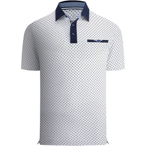 Chemise de golf pour homme à imprimé ananas, motif fruit original, haut de sport, jersey à col pour l'été, performance athlétique - Product Image 1