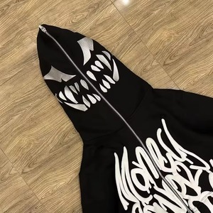 Fashion Unisex Oversized Hoodie Premium Fleece Cotton Hooded Sweatshirt Custom Printing OEM ODM Wholesale Supplier - Product Image 3