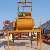 Mélangeur à béton à double arbre Zeyu JS500 en promotion, capacité de décharge 500L, débit de mélange 25m³/h, pour centrale à béton HZS25