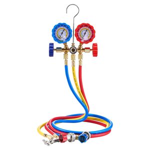 Bomba de vacío de paletas rotativas de una etapa para HVAC, 3.5 CFM, kit de manómetros de CA H para juego de manómetros de refrigerante de aire acondicionado - Product Image 6