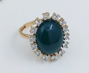 แหวนทองแท้สำหรับผู้หญิง ดีไซน์หรูหรา เงางามโดดเด่น เหมาะสำหรับลุคแฟชั่นที่ดูมีระดับ งานแต่งงาน และโอกาสพิเศษ - Product Image 2