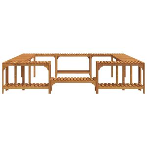 Copertura per Vasca Idromassaggio Marrone per Arredamento da Esterno 100,39 X 100,39 X 21,85 Pollici - Product Image 6