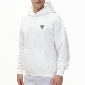Sweat à capuche en molleton de haute qualité avec logo personnalisé pulls à capuche en coton vêtements décontractés avec logo imprimé pour hiver printemps sweats à capuche - Product Image 2