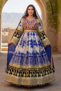 Robe décontractée et de soirée pour femmes afghanes, haut en dentelle léger, confortable, décoratif, vente en gros, prix bas, service OEM ODM - Product Image 5