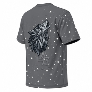 T-shirt pour homme de qualité supérieure, nouvelle arrivée, durable, premium, imprimé étoiles de la galaxie, surdimensionné, graphique cosmique, manches courtes, streetwear - Product Image 3
