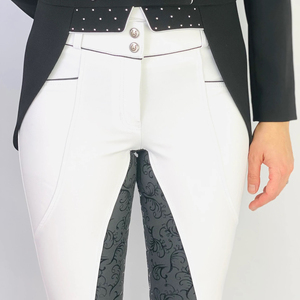 Pantalon d'équitation extensible 4 directions de haute qualité, leggings, collants, vêtements d'équitation en tissu technique au toucher doux - Product Image 5
