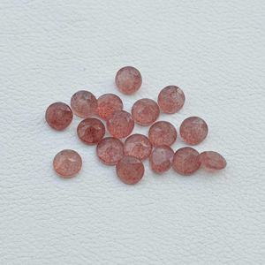 8mm rojo fresa cuarzo redondo brillante corte venta al por mayor de piedras preciosas superventas productos hechos a mano de moda del proveedor - Product Image 3