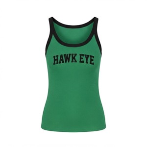 HAWK EYE SPORTS Débardeurs pour femmes en polyester/coton tricoté, imprimé uni, respirant, coupe ample décontractée, confortable pour le quotidien - Product Image 3