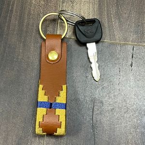 Premium Pattern Genuine Leather Keychain Handmade Stylish Woven Design <b>Key</b> Holder Durable <b>Key</b> <b>Ring</b> Western Style Gift Accessory - Product Image 5