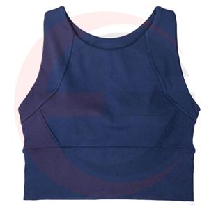 2023 Diseño clásico Logotipo personalizado Sujetador deportivo para mujer Color liso Ropa deportiva Producto más popular para Tallas grandes - Product Image 1